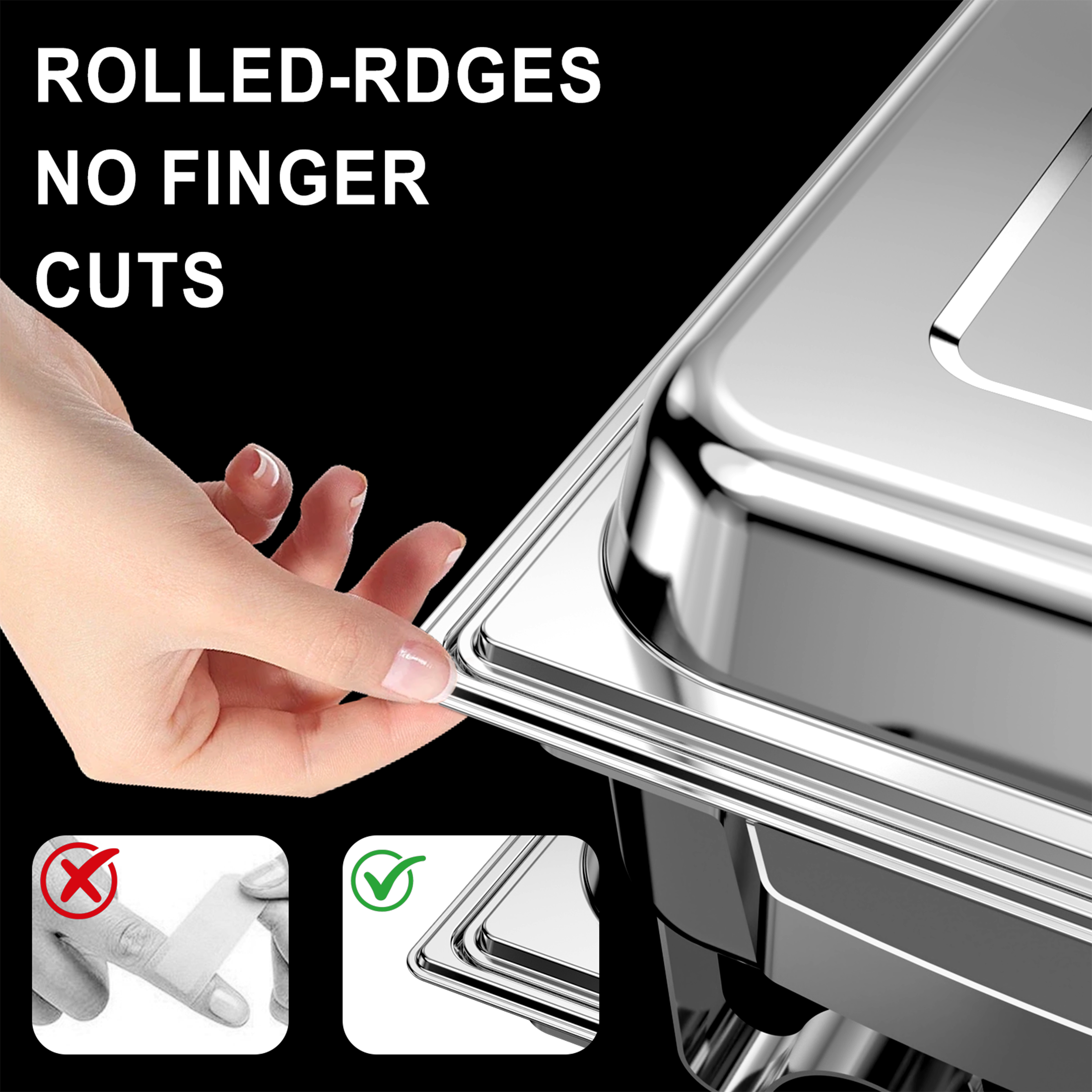 Chafing Dish Set | 11 Quarts Silver