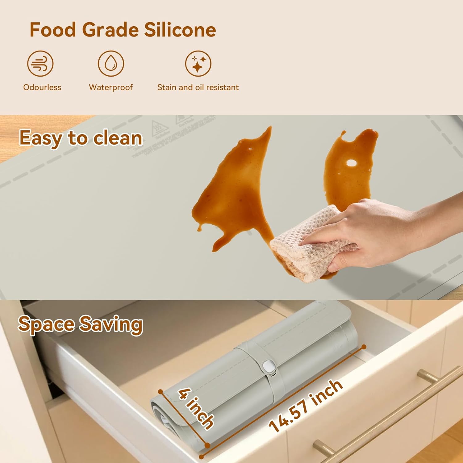 warming tray mat