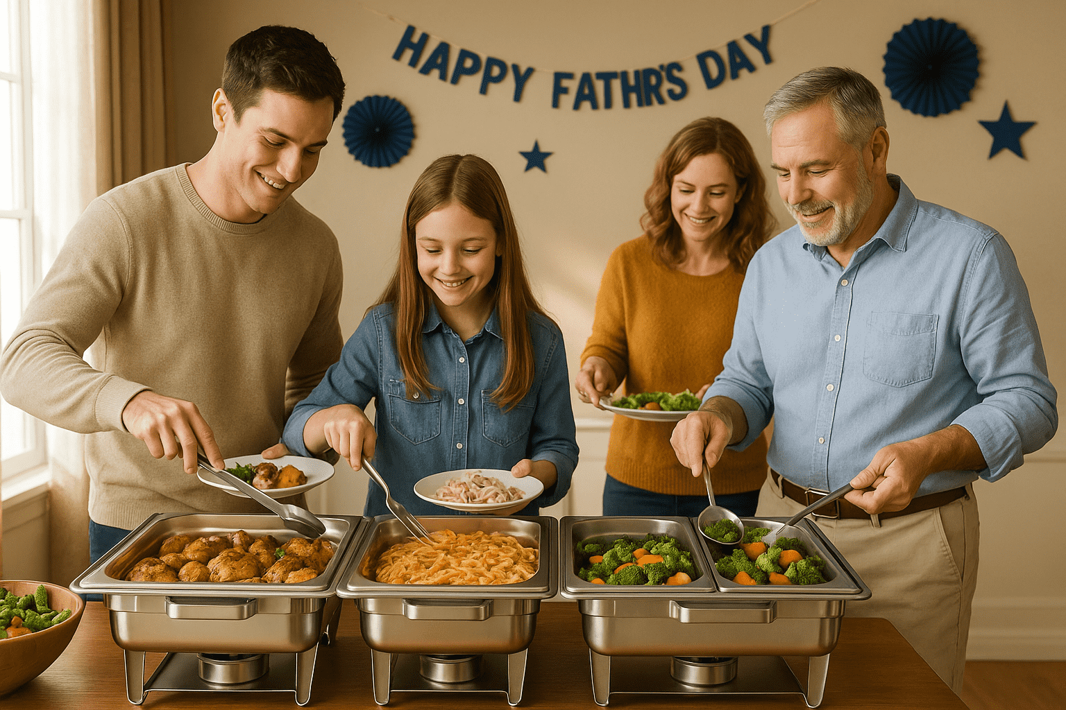 Your Complete Chafing Dish Handbook: Equipment, Buffet Planning & Father’s Day Menus