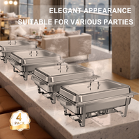 Chafing Dish Set | 11 Quarts Silver