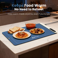 Hearth Warming Mat for Food XL Fruit Frost Blue