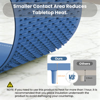 Hearth Warming Mat for Food XL Fruit Frost Blue