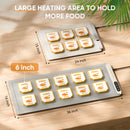 Hearth Warming Mat for Food XL Linen White