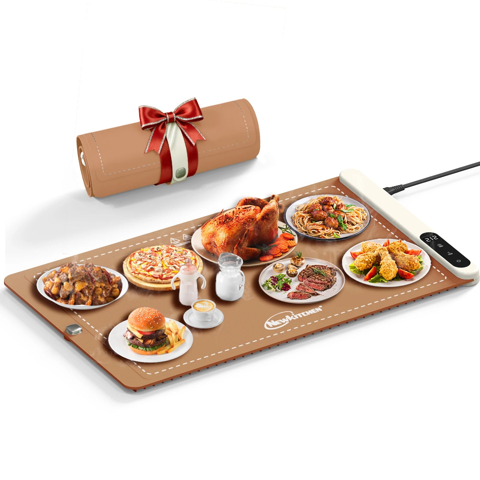 Hearth Warming Mat for Food XL Honey Caramel