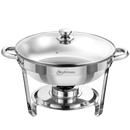 Ember Curve Chafing Dish Set | 5 Quarts Glass Lid