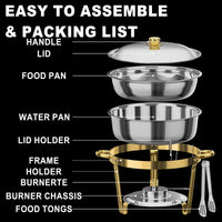 Ember Curve Chafing Dish Set | 6 Quarts