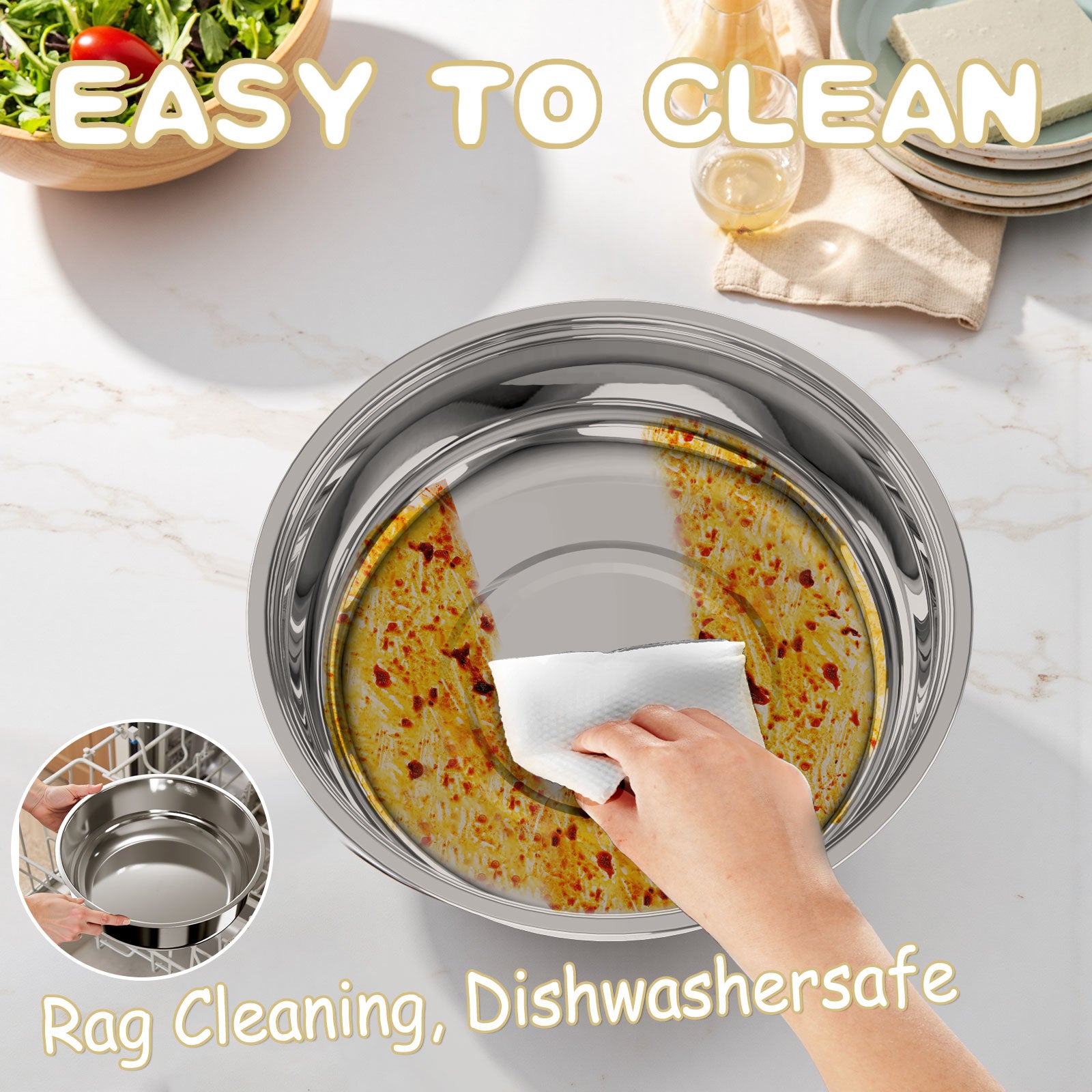 Ember Curve Chafing Dish Set Semi Golden | 6 Quarts