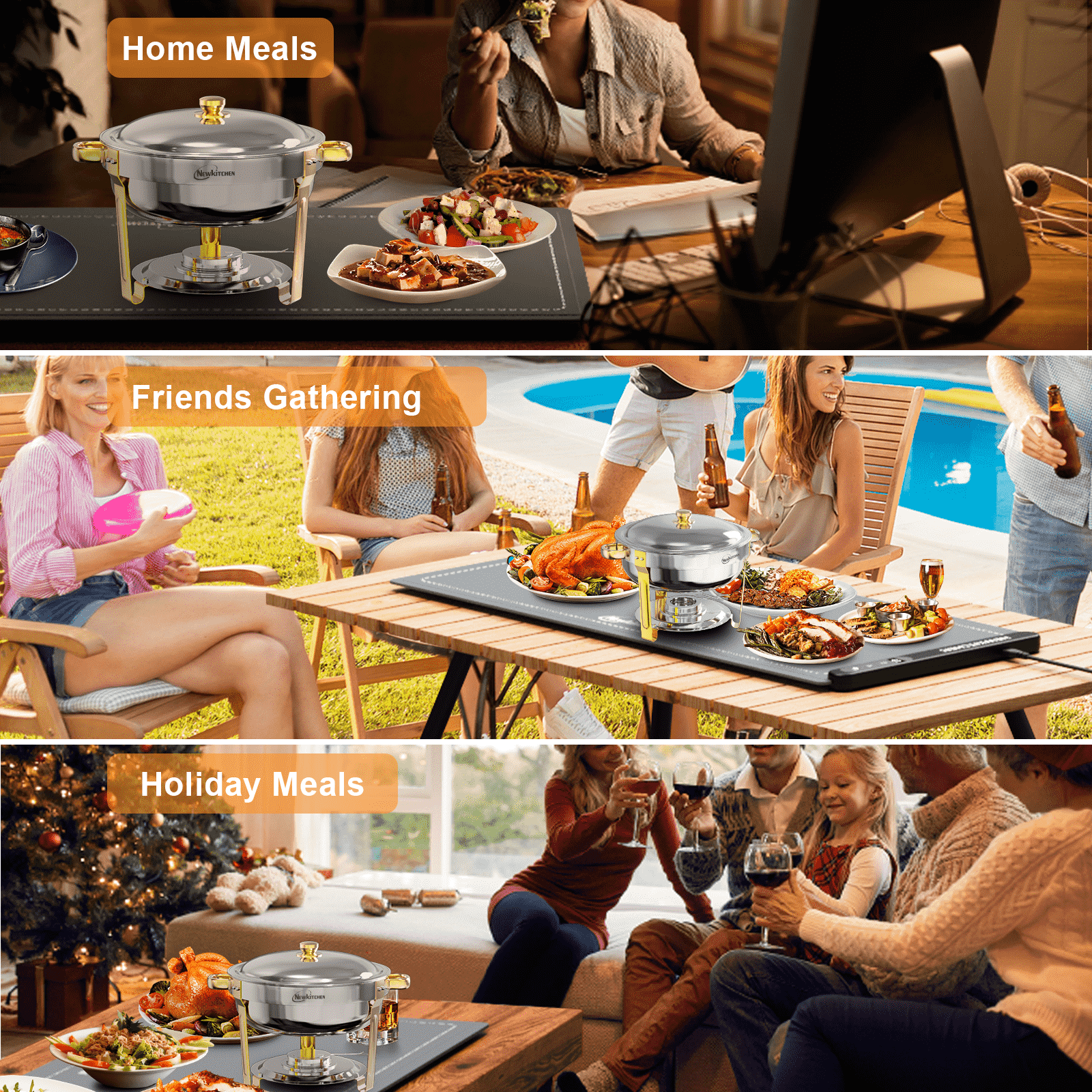 chafing food warmer