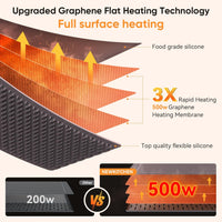 electric warming mat for food